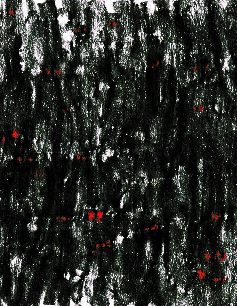 The Staring Shadows artwork from the Frottage series