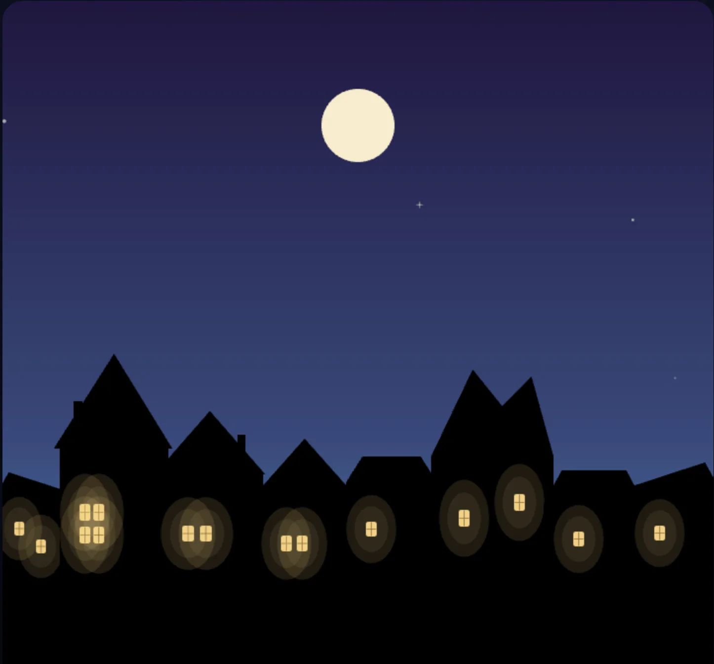 Lit-house variation from When the Night Can't Breathe